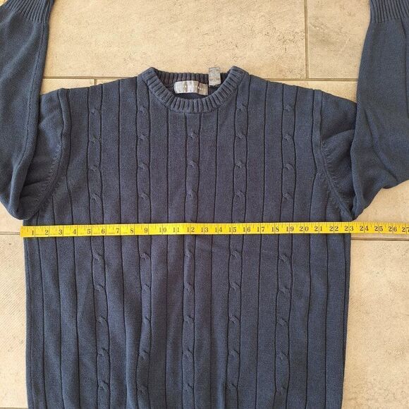 Oscar de la Renta  Knit Sweater, Blue‎ , XXL - Picture 6 of 6